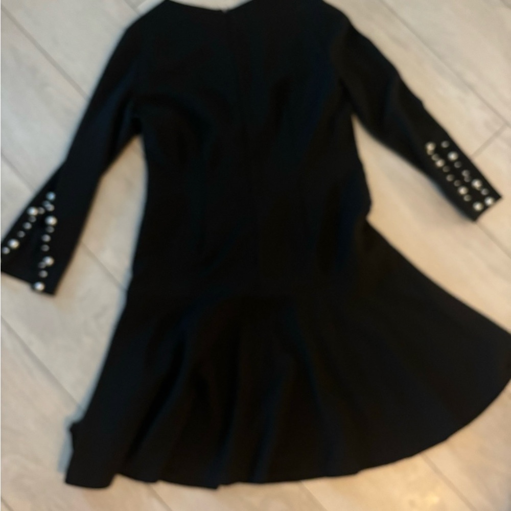 Pretty Preston & York embellished black dress with pearls - Picture 2 of 2